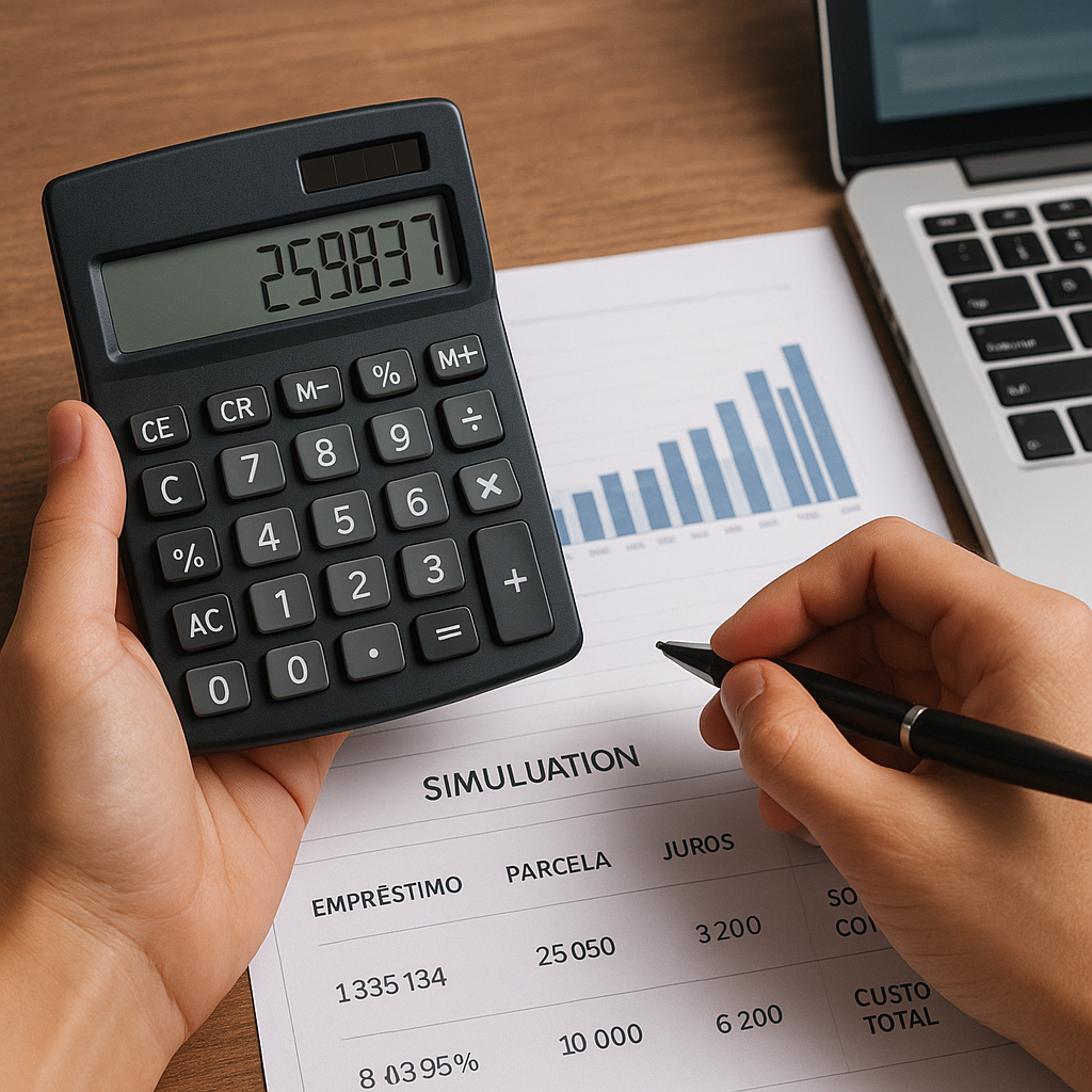 Calculadora de empréstimo: quais números colocar na simulação