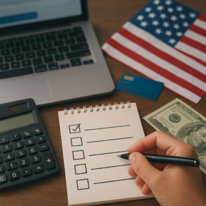 Checklist antes de solicitar um empréstimo nos Estados Unidos