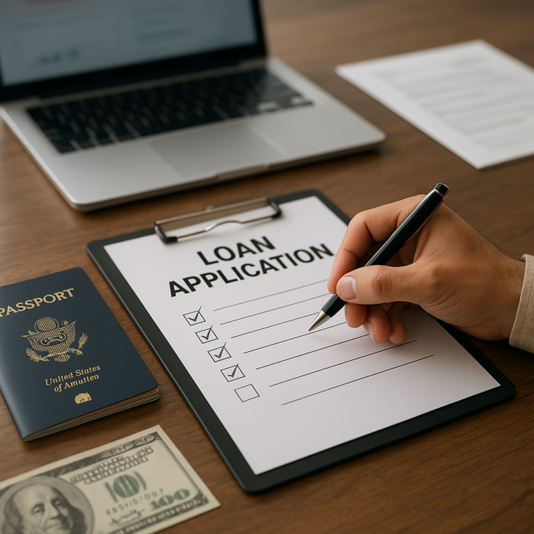 Quais documentos e requisitos os credores costumam analisar em um pedido de empréstimo nos Estados Unidos?